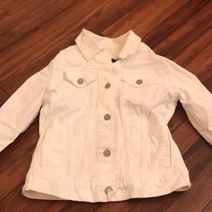 Gap White Jean Jacket
